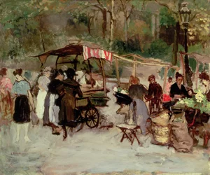 Der Blumenmarkt, 1924